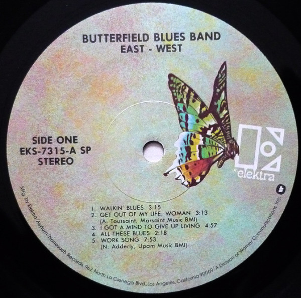 The Paul Butterfield Blues Band - East-West | Elektra (EKS-7315) - 3