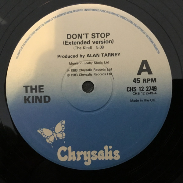 The Kind - Don't Stop (Extended Version) | Chrysalis (CHS 12 2749) - 3