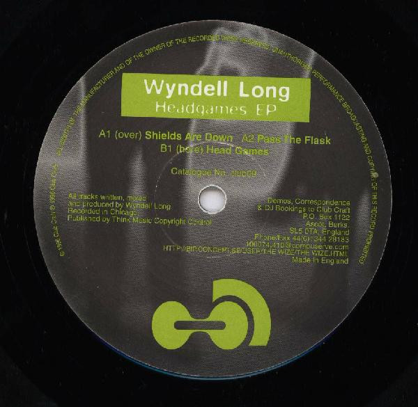 Wyndell Long - Headgames EP | Club Craft (club09) - main