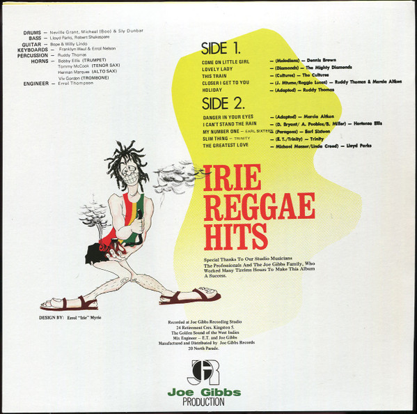 Various - Irie Reggae Hits | Joe Gibbs Record Globe (JG IRH 01) - 2