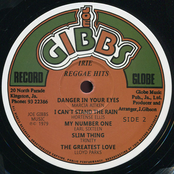 Various - Irie Reggae Hits | Joe Gibbs Record Globe (JG IRH 01) - 4