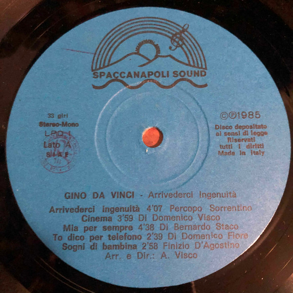 Gino Da Vinci - Questo Amore | Spaccanapoli Sound (LPD 1) - 3