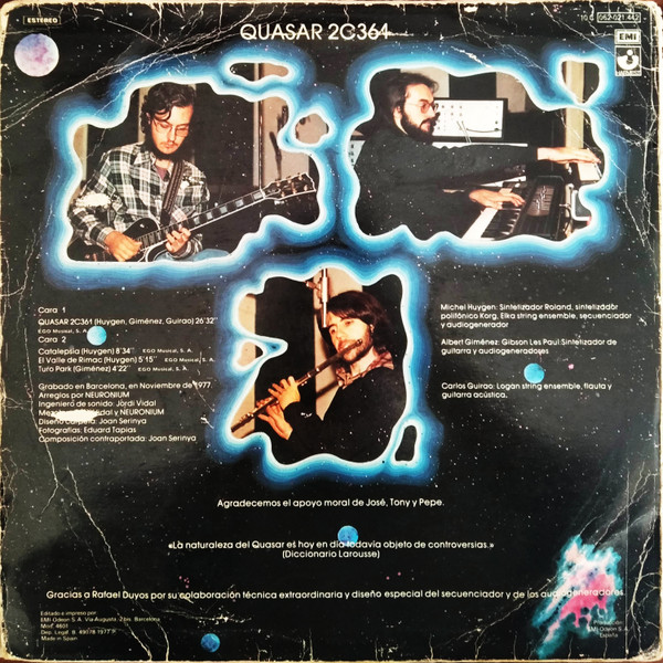 Neuronium - Quasar 2C361 | Harvest (10C 062 021 442) - 2