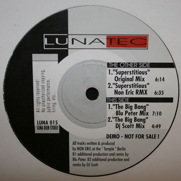 Luxor - Superstitious / The Big Bang | Lunatec (LUNA 015) - main