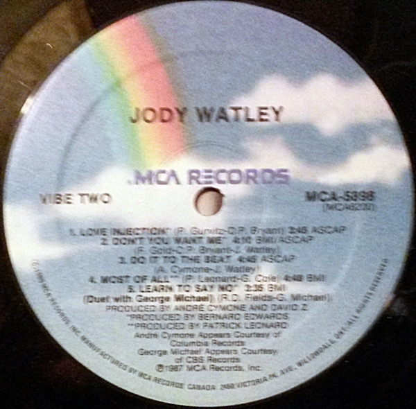 Jody Watley - Jody Watley | MCA Records (MCA-5898) - 4
