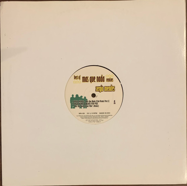 Sérgio Mendes - Best Of Mas Que Nada Remixes | Not On Label (MN-09) - main Sérgio Mendes - Best Of Mas Que Nada Remixes | Not On Label (MN-09) - main