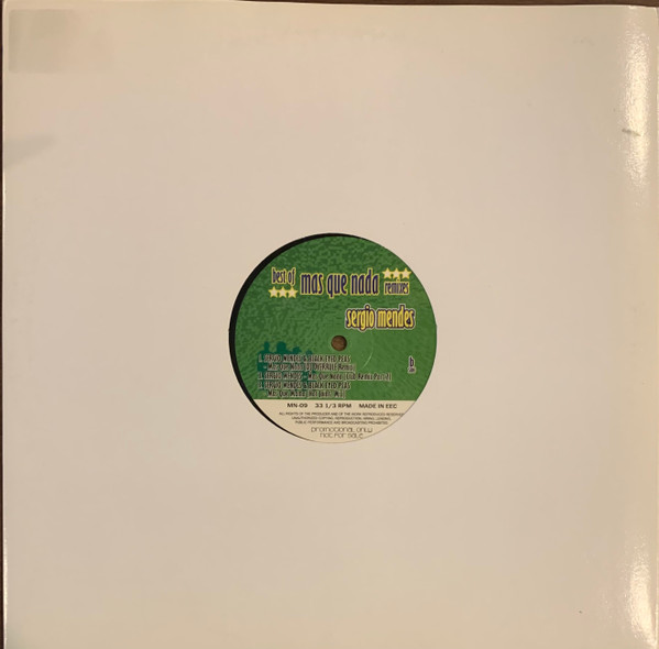 Sérgio Mendes - Best Of Mas Que Nada Remixes | Not On Label (MN-09) - 2 Sérgio Mendes - Best Of Mas Que Nada Remixes | Not On Label (MN-09) - 2