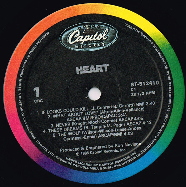 Heart - Heart | Capitol Records (ST-512410) - 3