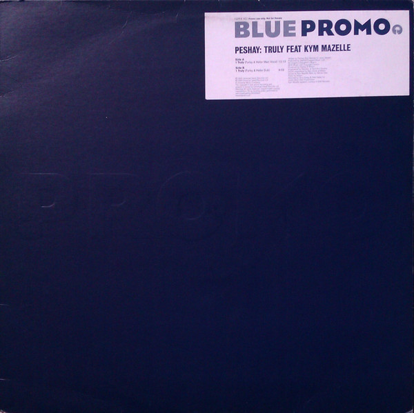 Peshay Feat. Kym Mazelle - Truly | Blue (Island) (12PFA4DJ) - main