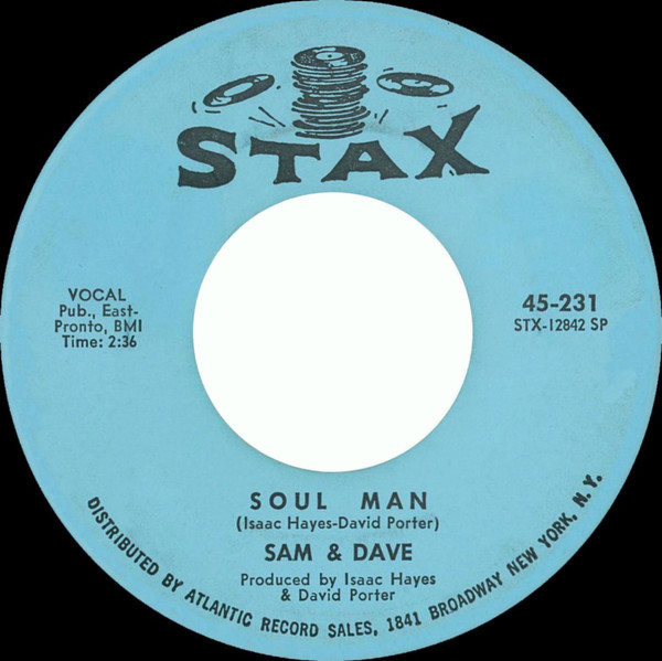 Sam & Dave - Soul Man / May I Baby | Stax (45-231) - main
