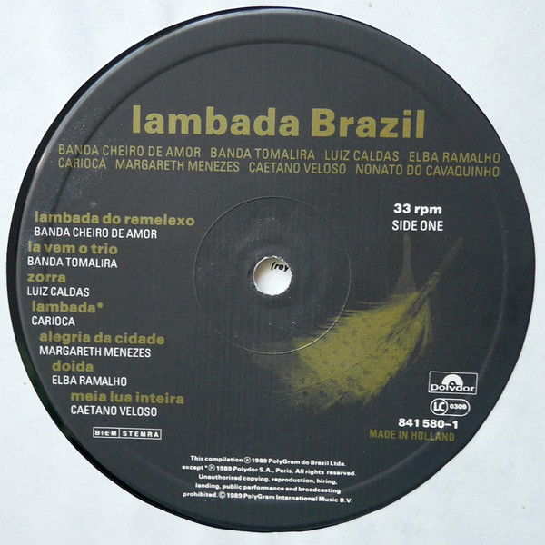 Various - Lambada Brazil | Polydor (841 580-1) - main Various - Lambada Brazil | Polydor (841 580-1) - main