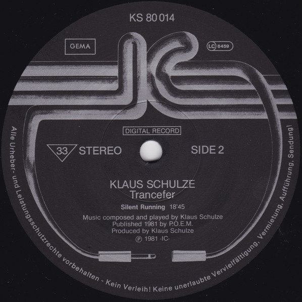 Klaus Schulze - Trancefer | Innovative Communication (KS 80 014) - 3