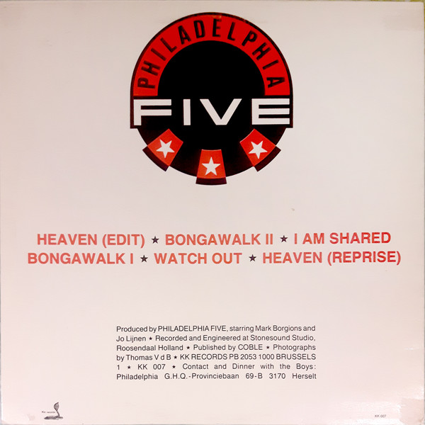 Philadelphia Five - Heaven | KK Records (KK 007) - 2