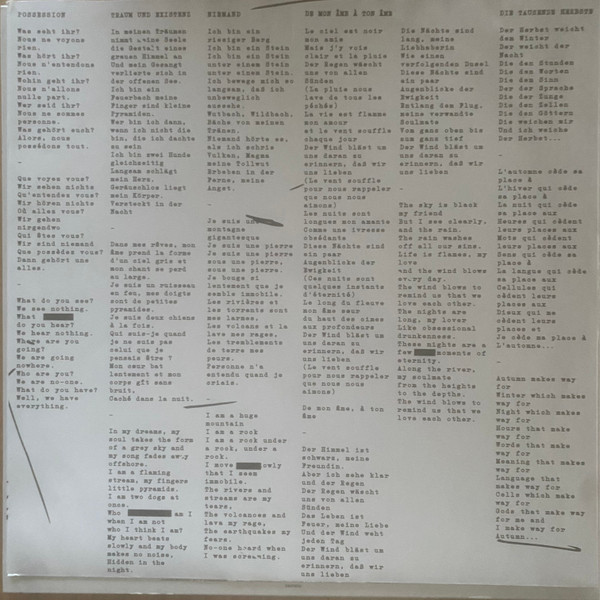 Kompromat - Traum Und Existenz | Clivage Music (CLV003LP) - 3 Kompromat - Traum Und Existenz | Clivage Music (CLV003LP) - 3