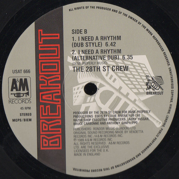 The 28th Street Crew - I Need A Rhythm | Breakout (USAT 666) - 3