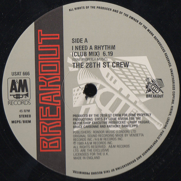 The 28th Street Crew - I Need A Rhythm | Breakout (USAT 666) - 2