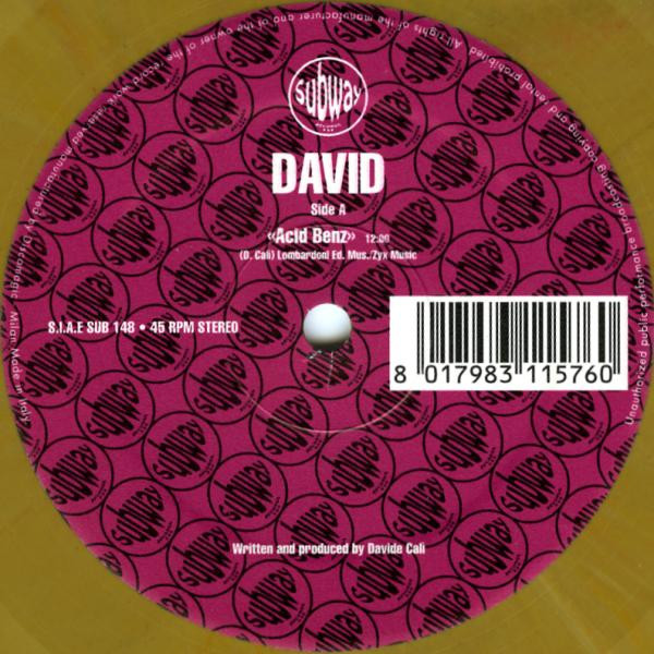 Davide Cali - Acid Benz | Subway Records (SUB 148)