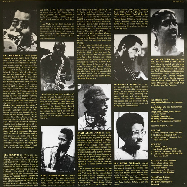 Nat Adderley Septet - Don't Look Back | SteepleChase (SCS 1059) - 3