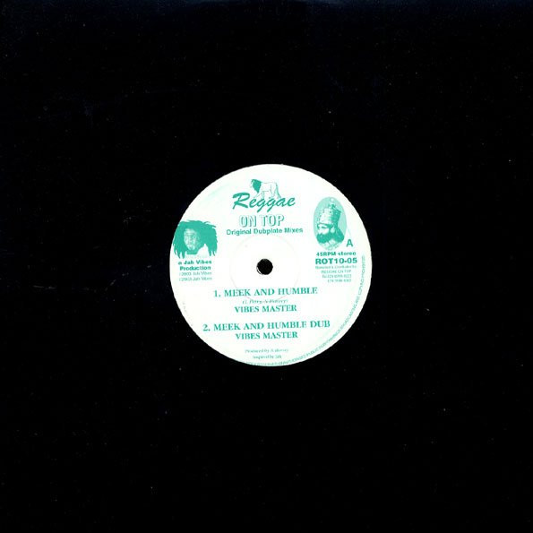 Jah Vibemaster - Meek And Humble / Undertaker | Reggae On Top (ROT10-05) - 3