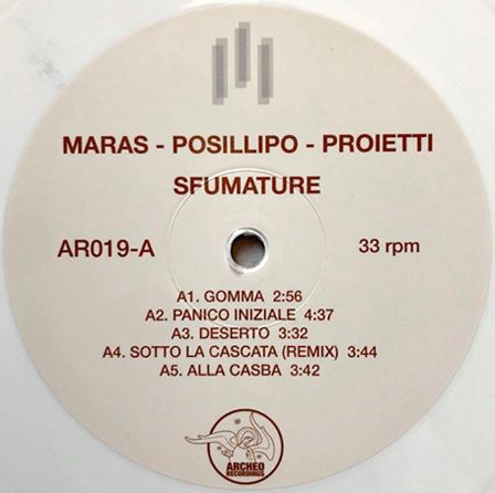 Fulvio Maras , Alfredo Posillipo , Luca Proietti - Sfumature | Archeo Recordings (AR019) - 3