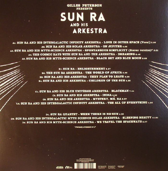 Gilles Peterson Presents The Sun Ra Arkestra - To Those Of Earth... And Other Worlds | Strut (STRUT125LP) - 2