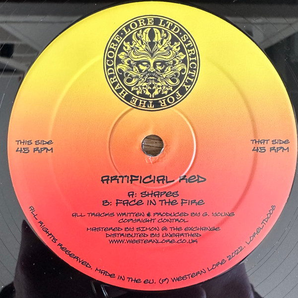 Artificial Red - Shapes / Face In The Fire | Lore Limited (LORELTD008) - main