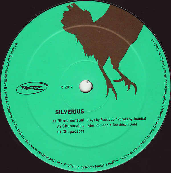 Silverius - Ritmo Sensual / Chupacabra | Rootz Records (RTZ012)