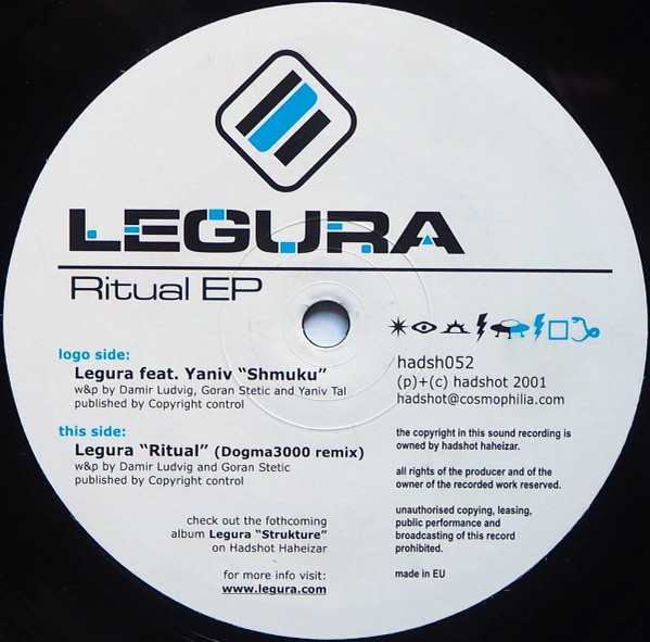 Legura - Ritual EP | Hadshot Haheizar (HADSH052)