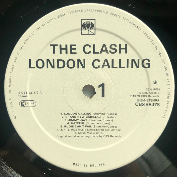 The Clash - London Calling | CBS (CBS 88478) - 4