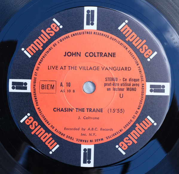 John Coltrane - "Live" At The Village Vanguard | Impulse! (AS-10) - 4