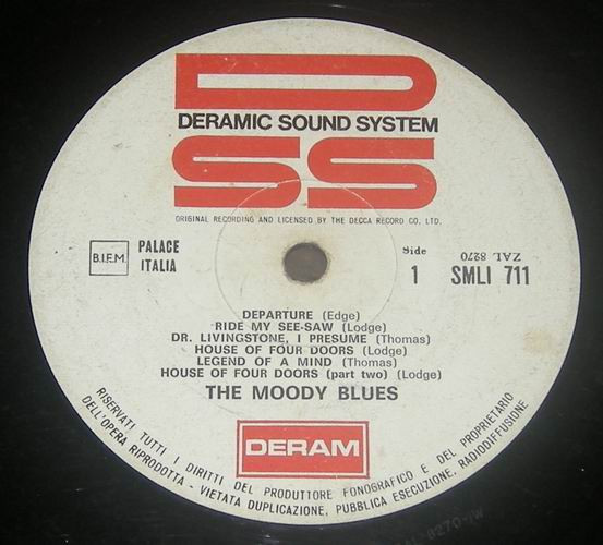 The Moody Blues - In Search Of The Lost Chord | Deram (SMLI 711) - 2