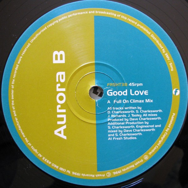 Aurora B - Good Love | Fresh (FRSHT38)