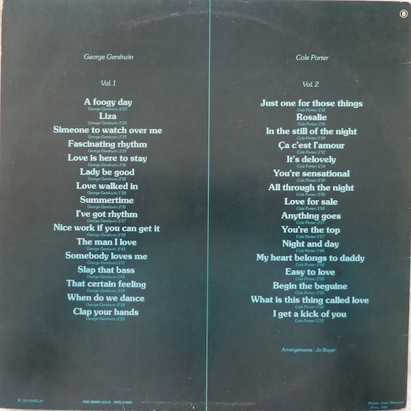 Stéphane Grappelli - Stéphane Grappelli Joue George Gershwin Et Cole Porter | Barclay (80.903/904) - 2