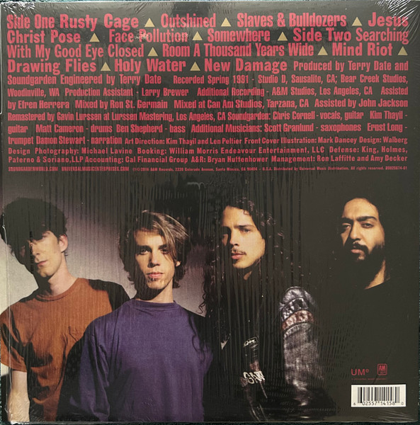 Soundgarden - Badmotorfinger | A&M Records (B0025674-01) - 2 Soundgarden - Badmotorfinger | A&M Records (B0025674-01) - 2