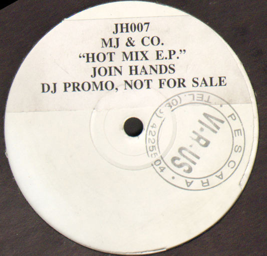 Mj & Co. - Hot Mix E.P. | Join Hands Recordings (JH007)