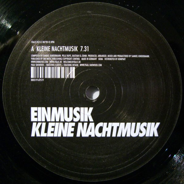 Einmusik - Kleine Nachtmusik | Italic (ITALIC 053) - 3