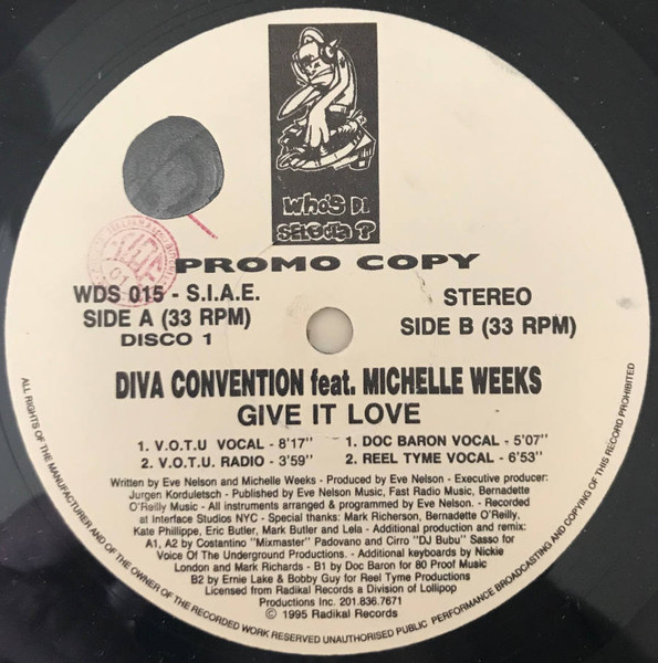 Diva Convention Feat. Michelle Weeks - Give It Love | Who's Di Selecta? (WDS 015) - main