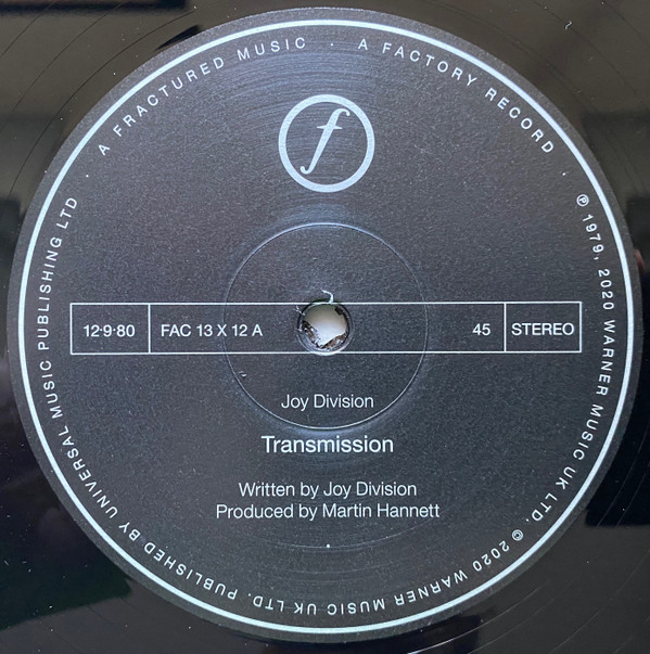 Joy Division - Transmission | Factory (FAC13.12) - 3 Joy Division - Transmission | Factory (FAC13.12) - 3