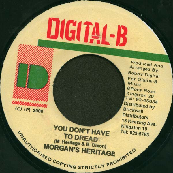 Morgan Heritage - You Don't Have To Dread | Digital-B (none)
