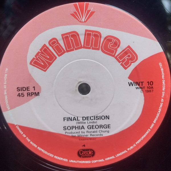Sophia George - Final Decision | Winner (WINT 10)