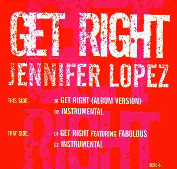 Jennifer Lopez - Get Right | Epic (EAS 51288) - 4