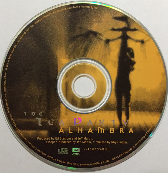The Tea Party - Alhambra [CD] | EMI Music Canada (7243-837240-0-0) - 3