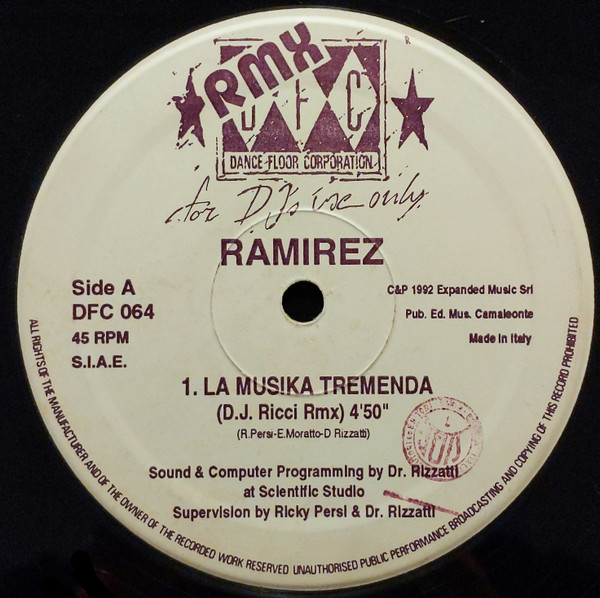 Ramirez - La Musika Tremenda (Remixes) | DFC (DFC 064) - main Ramirez - La Musika Tremenda (Remixes) | DFC (DFC 064) - main