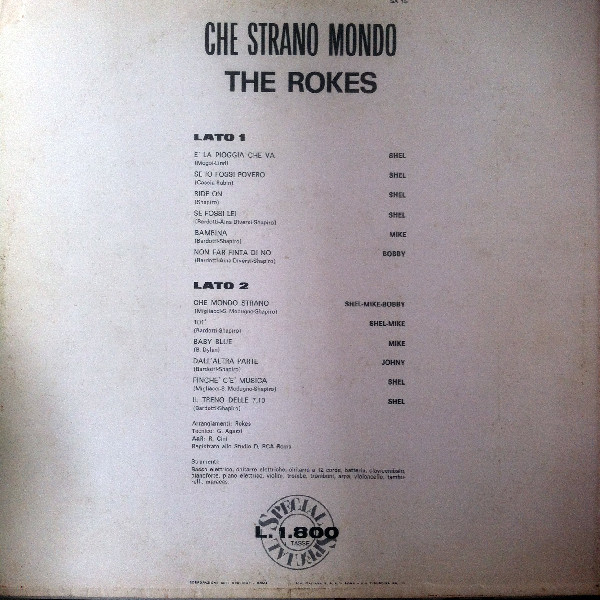 The Rokes - Che Mondo Strano | Arc (SA 15)
