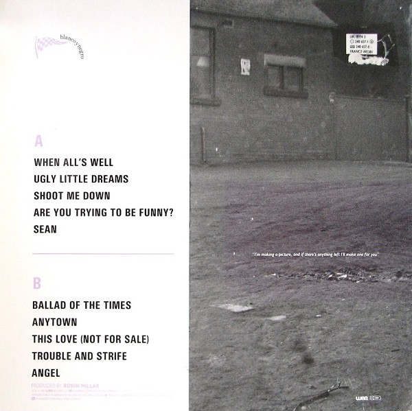 Everything But The Girl - Love Not Money | Blanco Y Negro (BYN 3) - 2