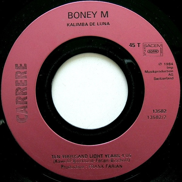 Boney M. - Kalimba De Luna | Carrere (13582) - 4