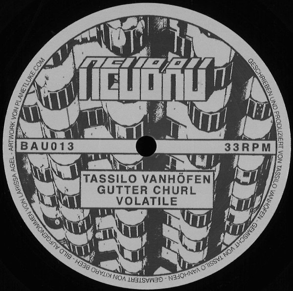 Tassilo Vanhöfen - War Manual Of Gear EP | Neubau (BAU013) - 2