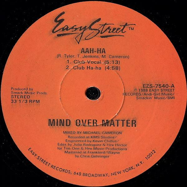 Mind Over Matter - Aah-Ha | Easy Street Records (EZS-7540) - main
