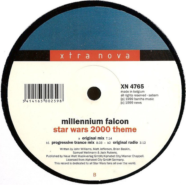 Millennium Falcon - Star Wars 2000 Theme | Xtra Nova (XN 4765) - main