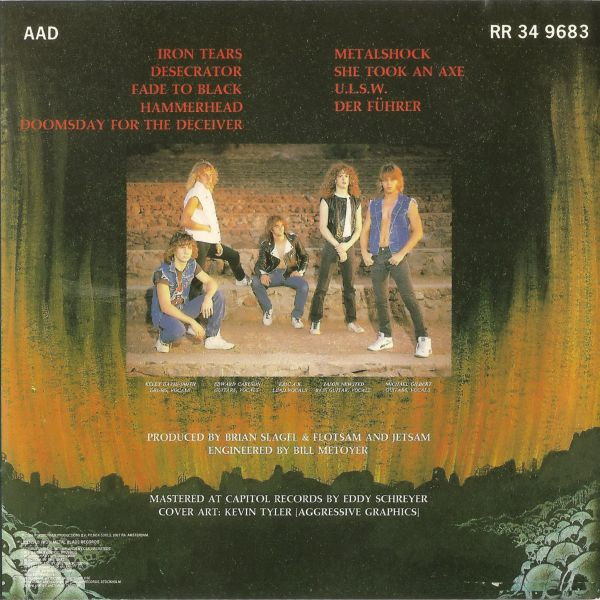 Flotsam And Jetsam - Doomsday For The Deceiver CD | Roadrunner Records (RR 34 9683) - 4